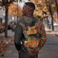 Kwanzaa Kinara Candles Sweatshirt African Tribal Pattern