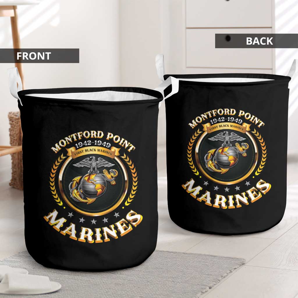 Montford Point Marines Legacy Laundry Basket Honoring The Legend