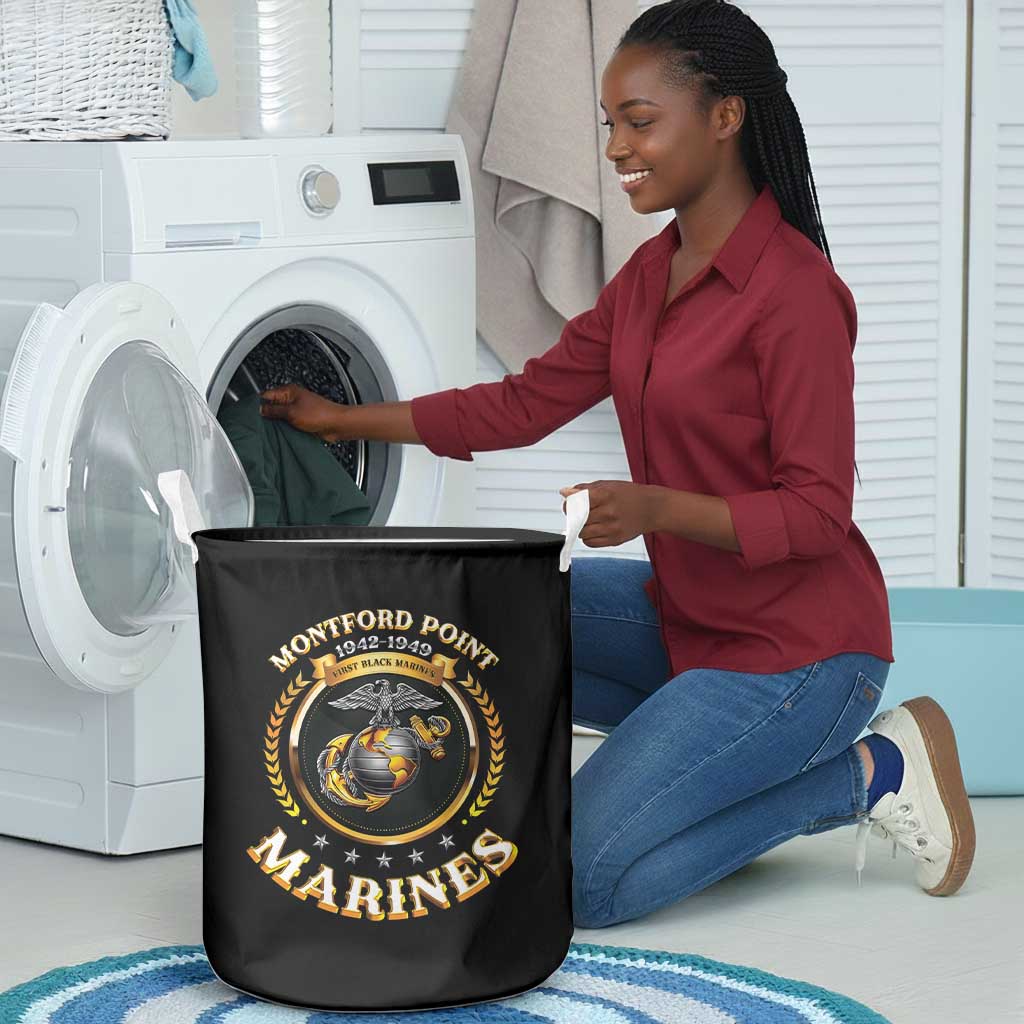 Montford Point Marines Legacy Laundry Basket Honoring The Legend