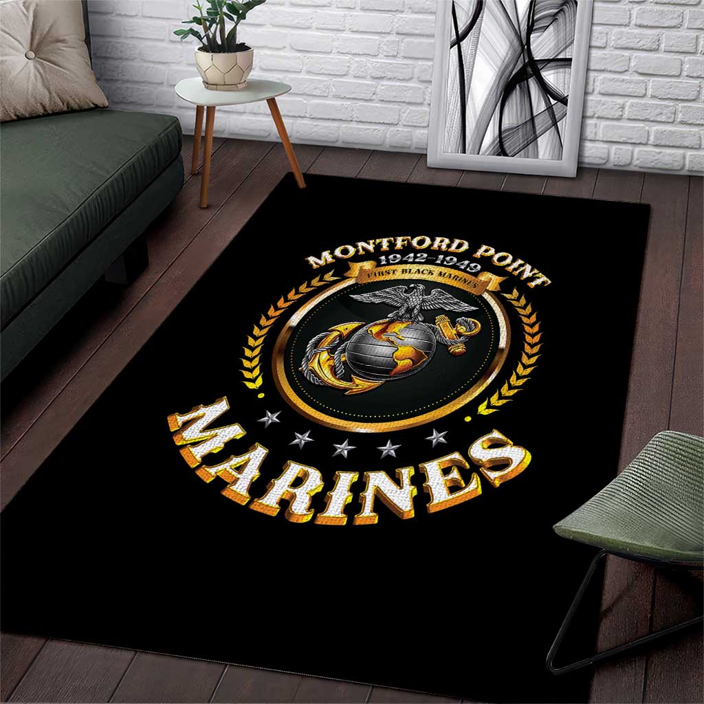 Montford Point Marines Legacy Area Rug Honoring The Legend
