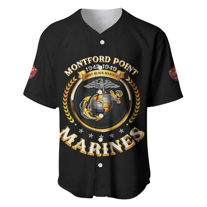 Montford Point Marines Legacy Baseball Jersey Honoring The Legend