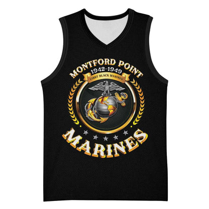 Montford Point Marines Legacy Basketball Jersey Honoring The Legend