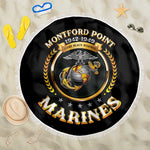 Montford Point Marines Legacy Beach Blanket Honoring The Legend