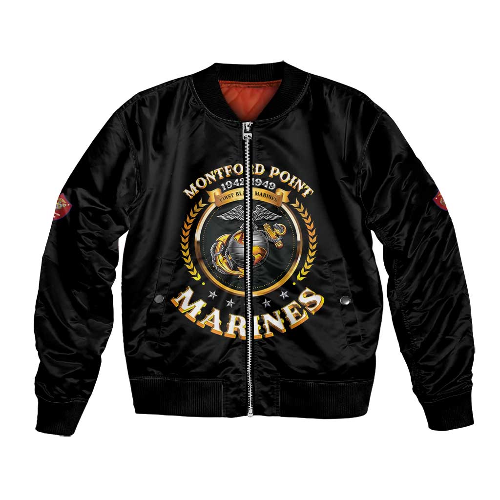 Montford Point Marines Legacy Bomber Jacket Honoring The Legend