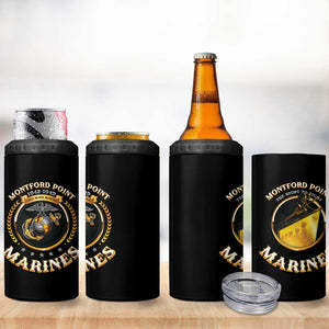 Montford Point Marines Legacy 4 in 1 Can Cooler Tumbler Honoring The Legend