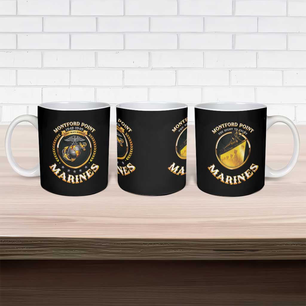 Montford Point Marines Legacy Ceramic Mug Honoring The Legend