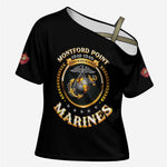 Montford Point Marines Legacy Cross Shoulder Shirt Honoring The Legend