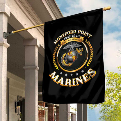 Montford Point Marines Legacy Garden Flag Honoring The Legend