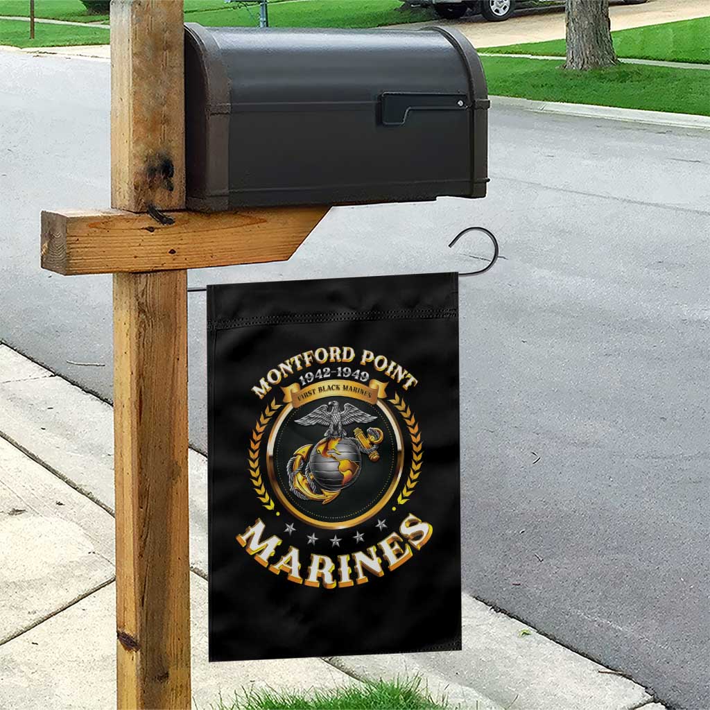Montford Point Marines Legacy Garden Flag Honoring The Legend