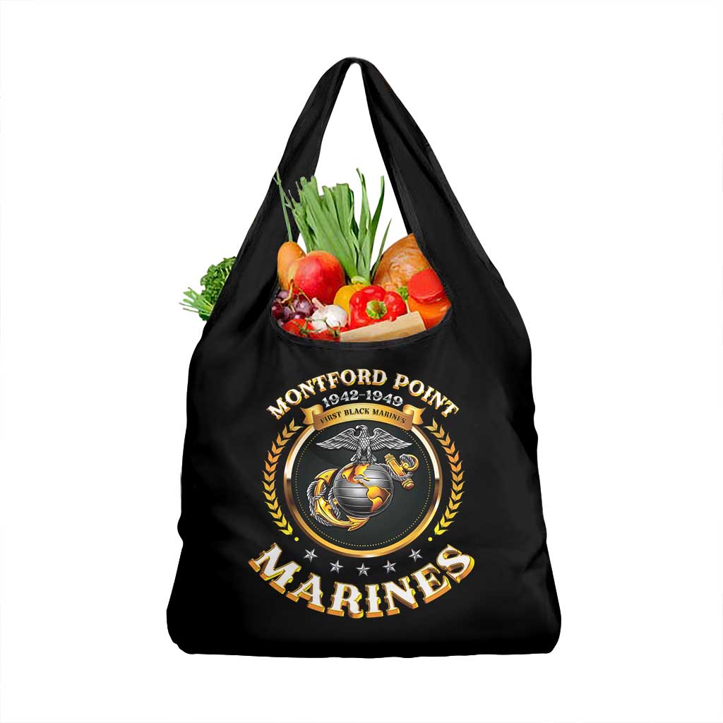 Montford Point Marines Legacy Grocery Bag Honoring The Legend