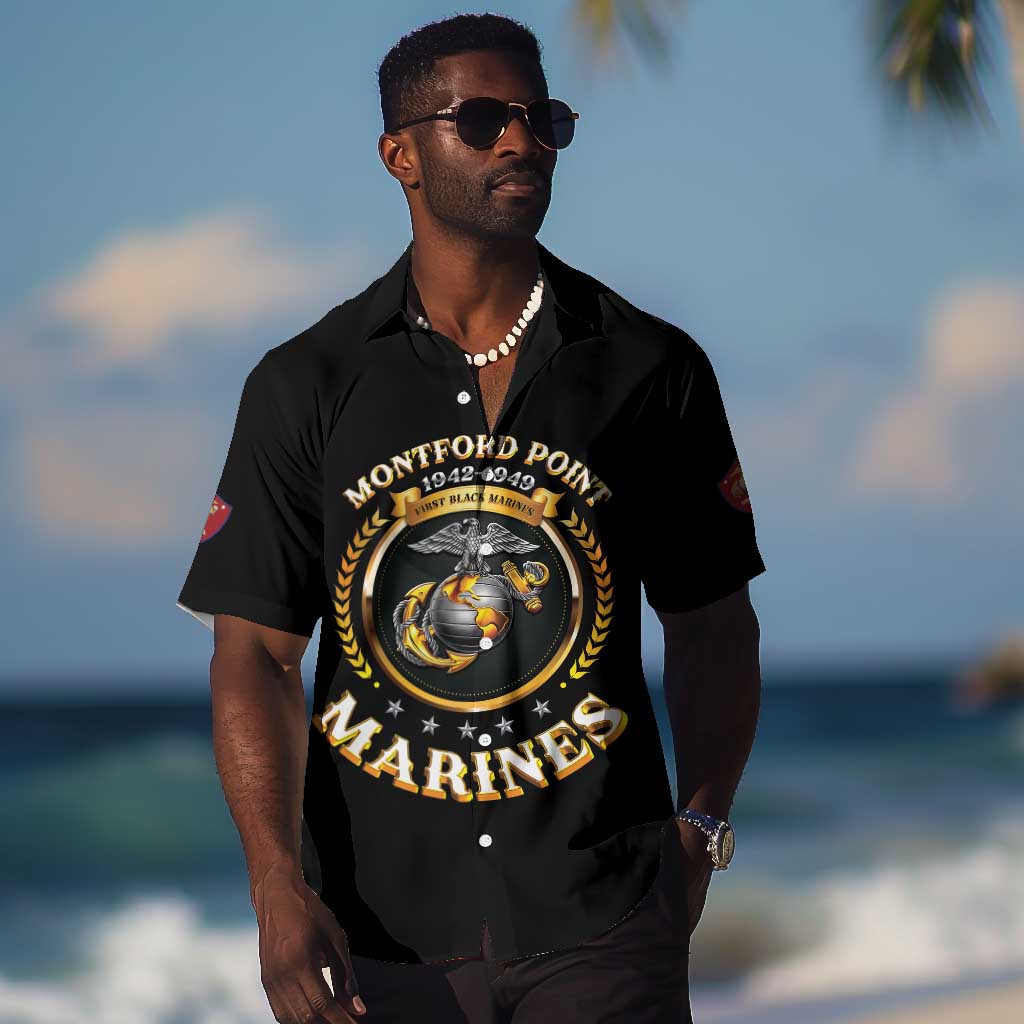 Montford Point Marines Legacy Hawaiian Shirt Honoring The Legend
