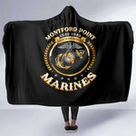 Montford Point Marines Legacy Hooded Blanket Honoring The Legend