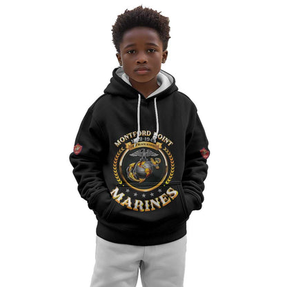 Montford Point Marines Legacy Kid Hoodie Honoring The Legend