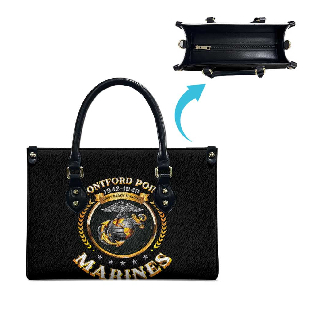 Montford Point Marines Legacy Leather Bag Honoring The Legend