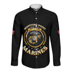 Montford Point Marines Legacy Long Sleeve Button Shirt Honoring The Legend