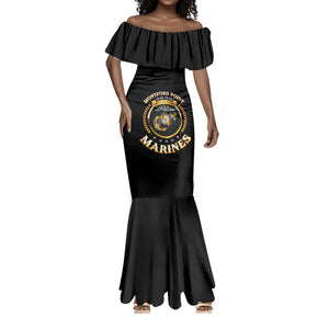 Montford Point Marines Legacy Mermaid Dress Honoring The Legend