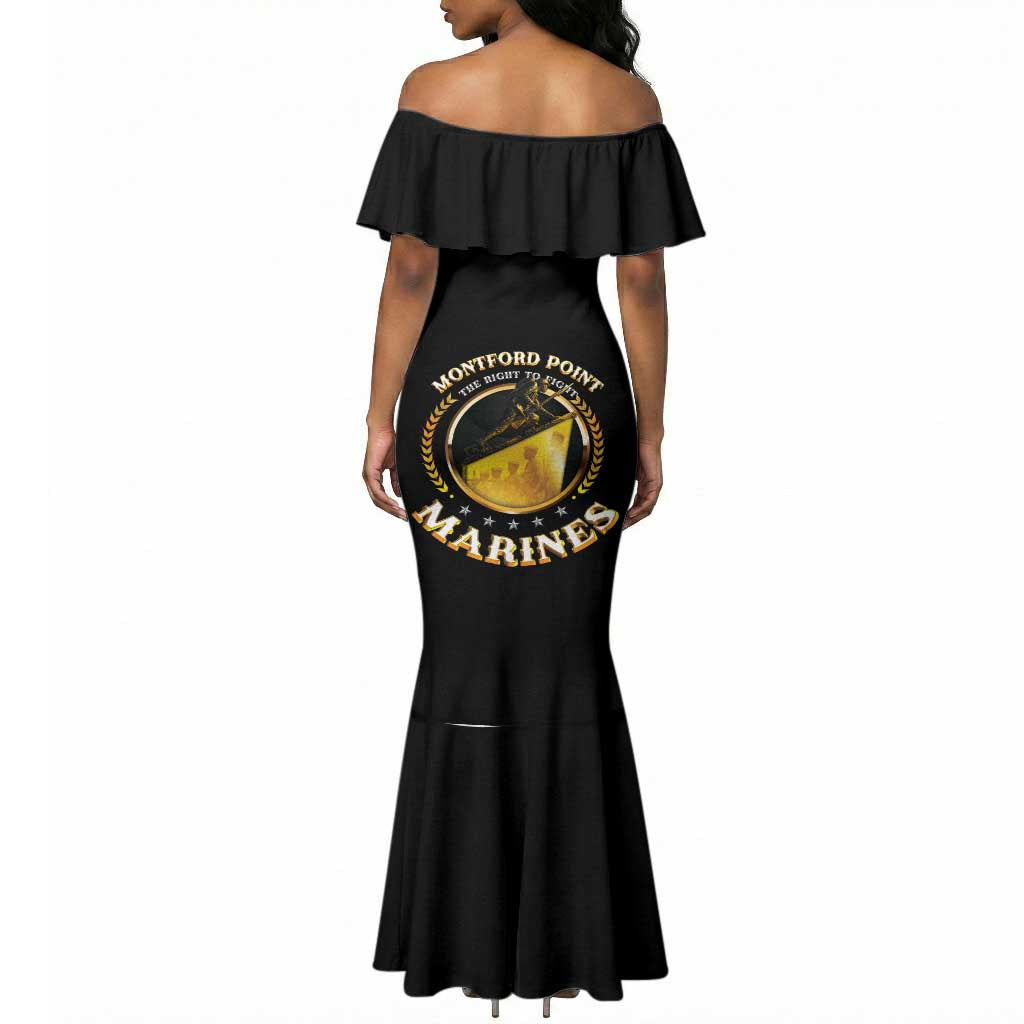 Montford Point Marines Legacy Mermaid Dress Honoring The Legend