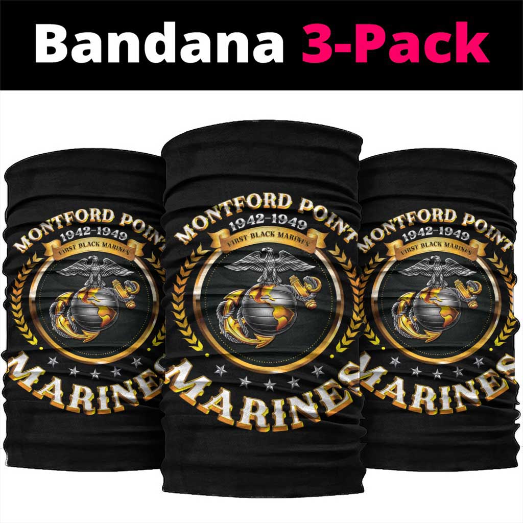 Montford Point Marines Legacy Neck Gaiter Honoring The Legend