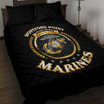 Montford Point Marines Legacy Quilt Bed Set Honoring The Legend