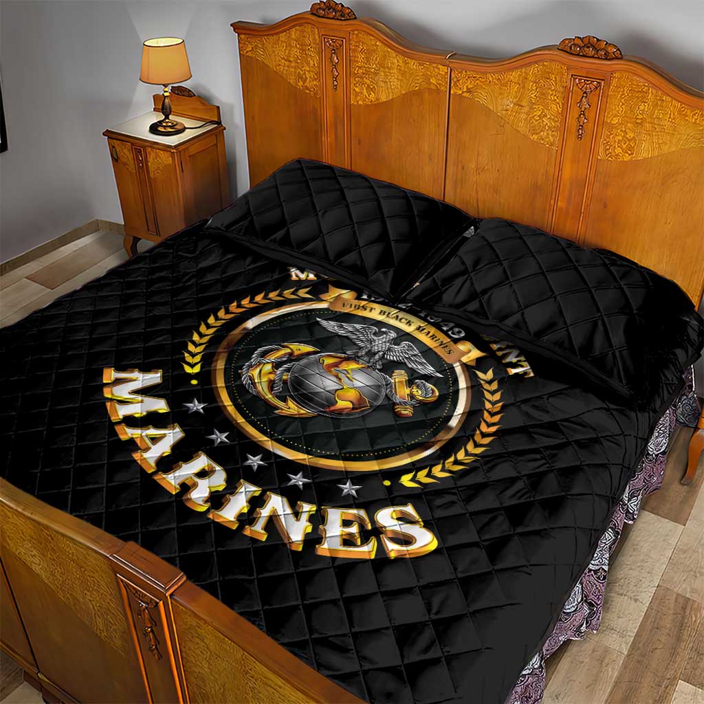 Montford Point Marines Legacy Quilt Bed Set Honoring The Legend
