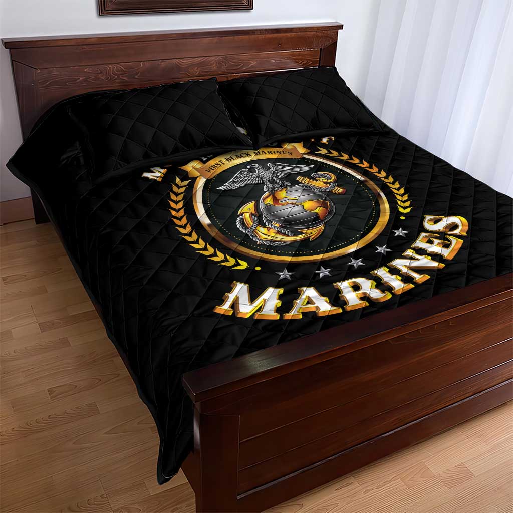 Montford Point Marines Legacy Quilt Bed Set Honoring The Legend