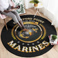 Montford Point Marines Legacy Round Carpet Honoring The Legend