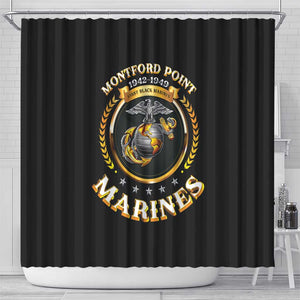 Montford Point Marines Legacy Shower Curtain Honoring The Legend