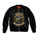 Montford Point Marines Legacy Sleeve Zip Bomber Jacket Honoring The Legend