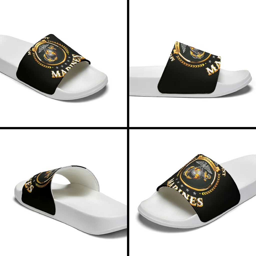 Montford Point Marines Legacy Slide Sandals Honoring The Legend