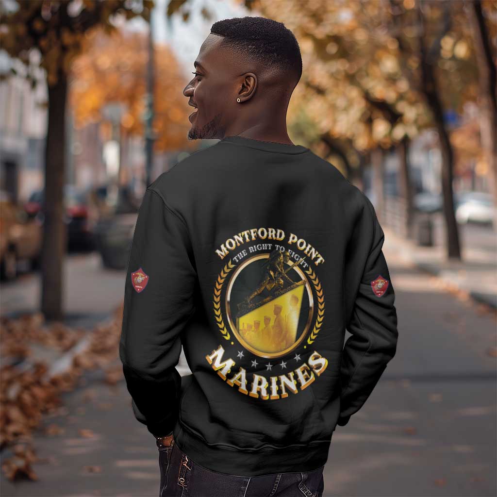 Montford Point Marines Legacy Sweatshirt Honoring The Legend