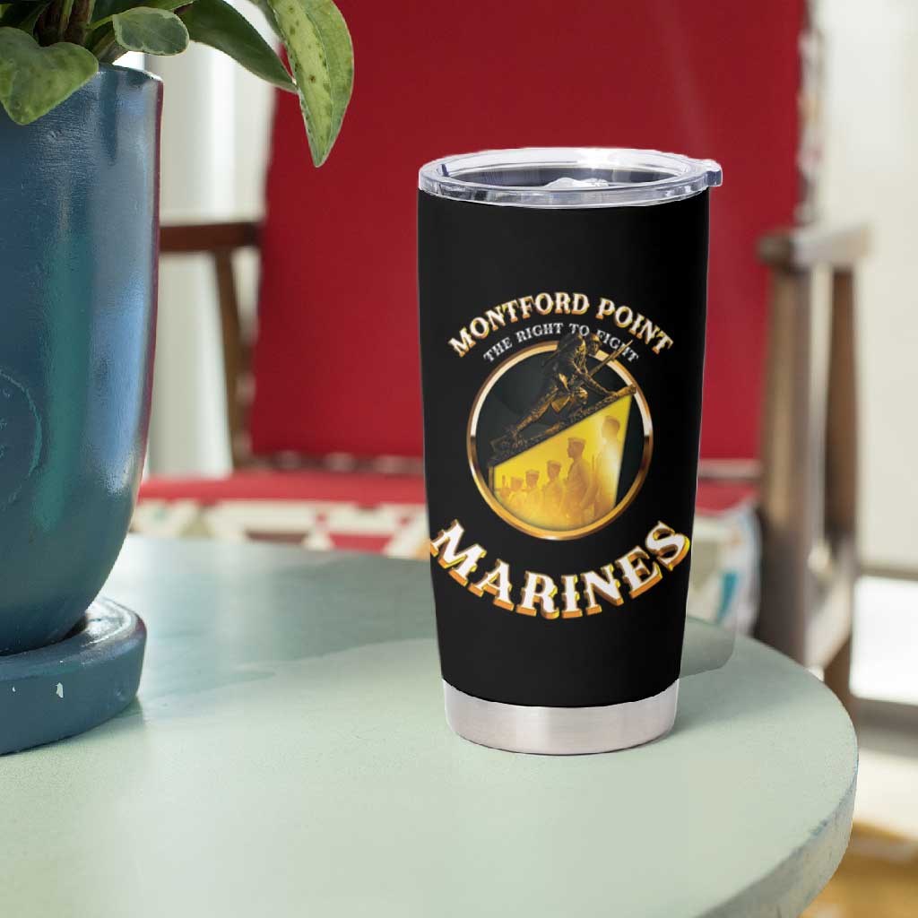 Montford Point Marines Legacy Tumbler Cup Honoring The Legend