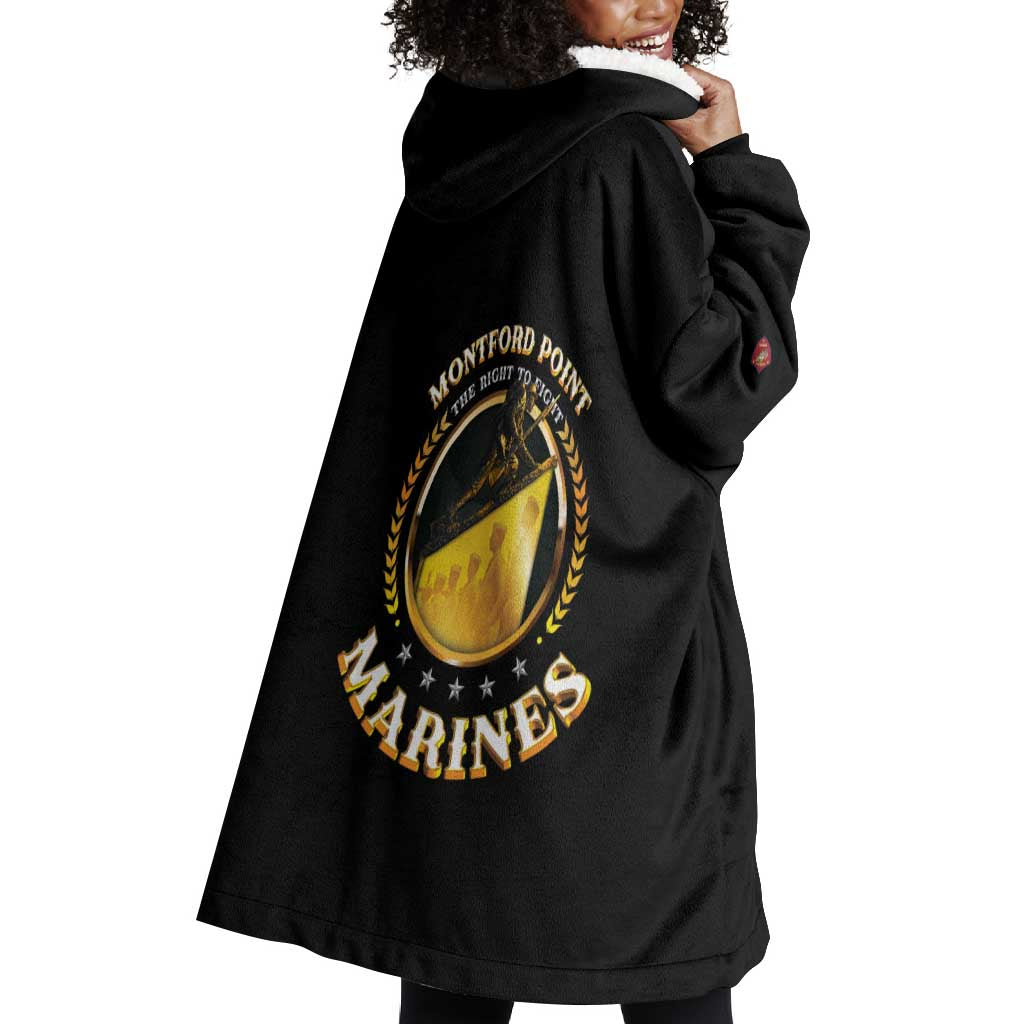 Montford Point Marines Legacy Wearable Blanket Hoodie Honoring The Legend