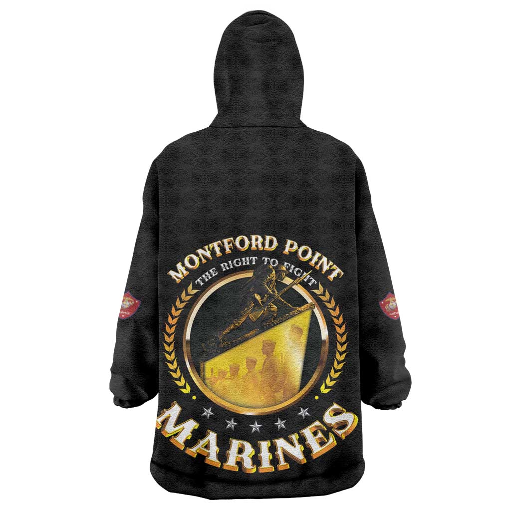 Montford Point Marines Legacy Wearable Blanket Hoodie Honoring The Legend