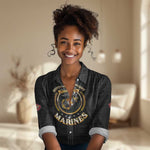 Montford Point Marines Legacy Women Casual Shirt Honoring The Legend