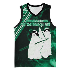 Nigeria Yoruba Festival Basketball Jersey Eko Spirit Eyo Masquerade - African Pride