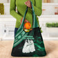 Nigeria Yoruba Festival Grocery Bag Eko Spirit Eyo Masquerade