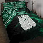 Nigeria Yoruba Festival Quilt Bed Set Eko Spirit Eyo Masquerade
