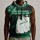 Nigeria Yoruba Festival Sleeveless Hoodie Eko Spirit Eyo Masquerade - African Pride