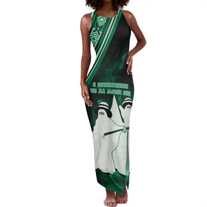 Nigeria Yoruba Festival Tank Maxi Dress Eko Spirit Eyo Masquerade