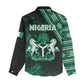 Nigeria Yoruba Festival Women Casual Shirt Eko Spirit Eyo Masquerade LT05