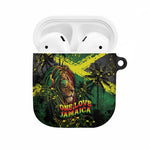One Love Jamaica AirPods Case Rastafarian Lion Reggae Grunge Style