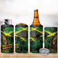 One Love Jamaica 4 in 1 Can Cooler Tumbler Rastafarian Lion Reggae Grunge Style