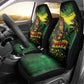 One Love Jamaica Car Seat Cover Rastafarian Lion Reggae Grunge Style
