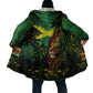 One Love Jamaica Cloak Rastafarian Lion Reggae Grunge Style