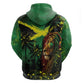 One Love Jamaica Hoodie Rastafarian Lion Reggae Grunge Style
