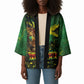 One Love Jamaica Kimono Rastafarian Lion Reggae Grunge Style
