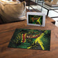 One Love Jamaica Puzzle Rastafarian Lion Reggae Grunge Style