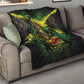 One Love Jamaica Quilt Rastafarian Lion Reggae Grunge Style