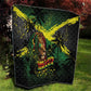 One Love Jamaica Quilt Rastafarian Lion Reggae Grunge Style