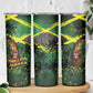 One Love Jamaica Skinny Tumbler Rastafarian Lion Reggae Grunge Style
